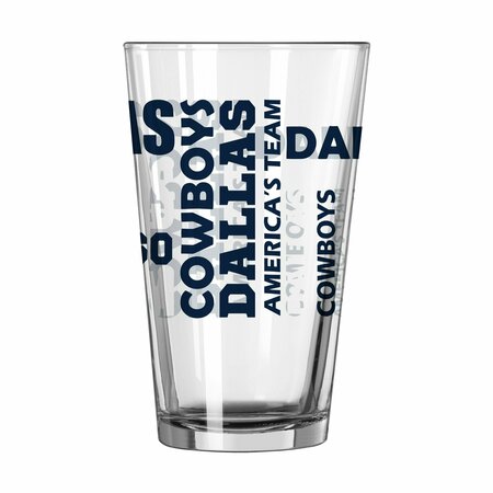 LOGO BRANDS Dallas Cowboys 16oz Spirit Pint Glass 609-G16P-5